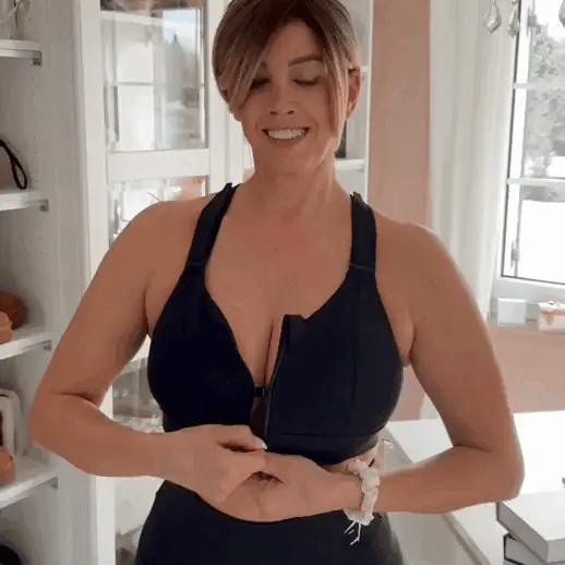 Sport-BH einfacah an und ausziehen-
Demonstration Klettverschluss